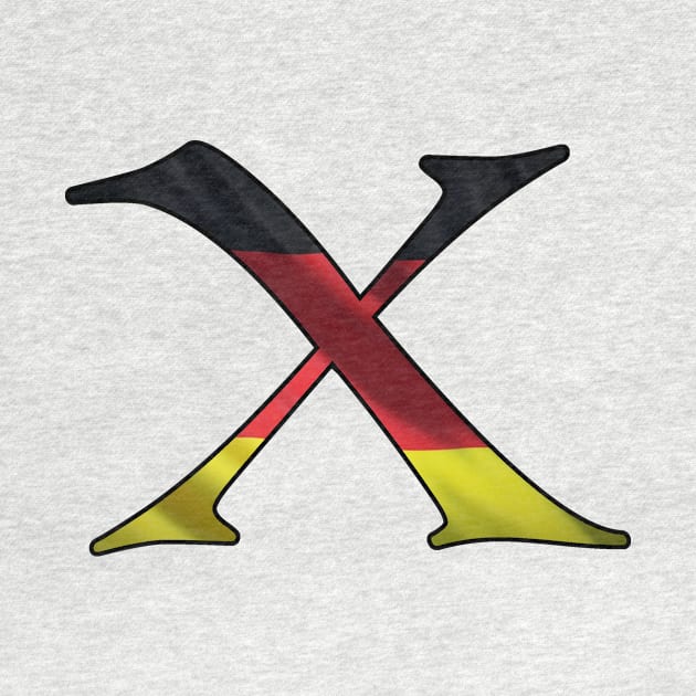 German flag X by Monstershirts